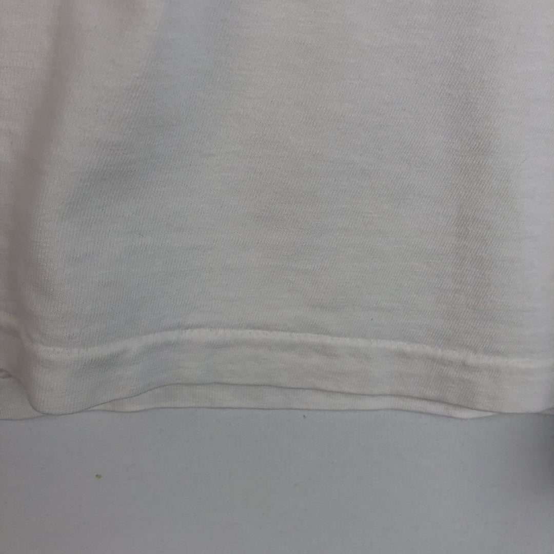 90'S Hanes BEEFY-T In-N-Out Burger Advertising T-Shirt, Made in USA, Men's XXL equivalent, Vintage cotton white type Vintage Second Hand