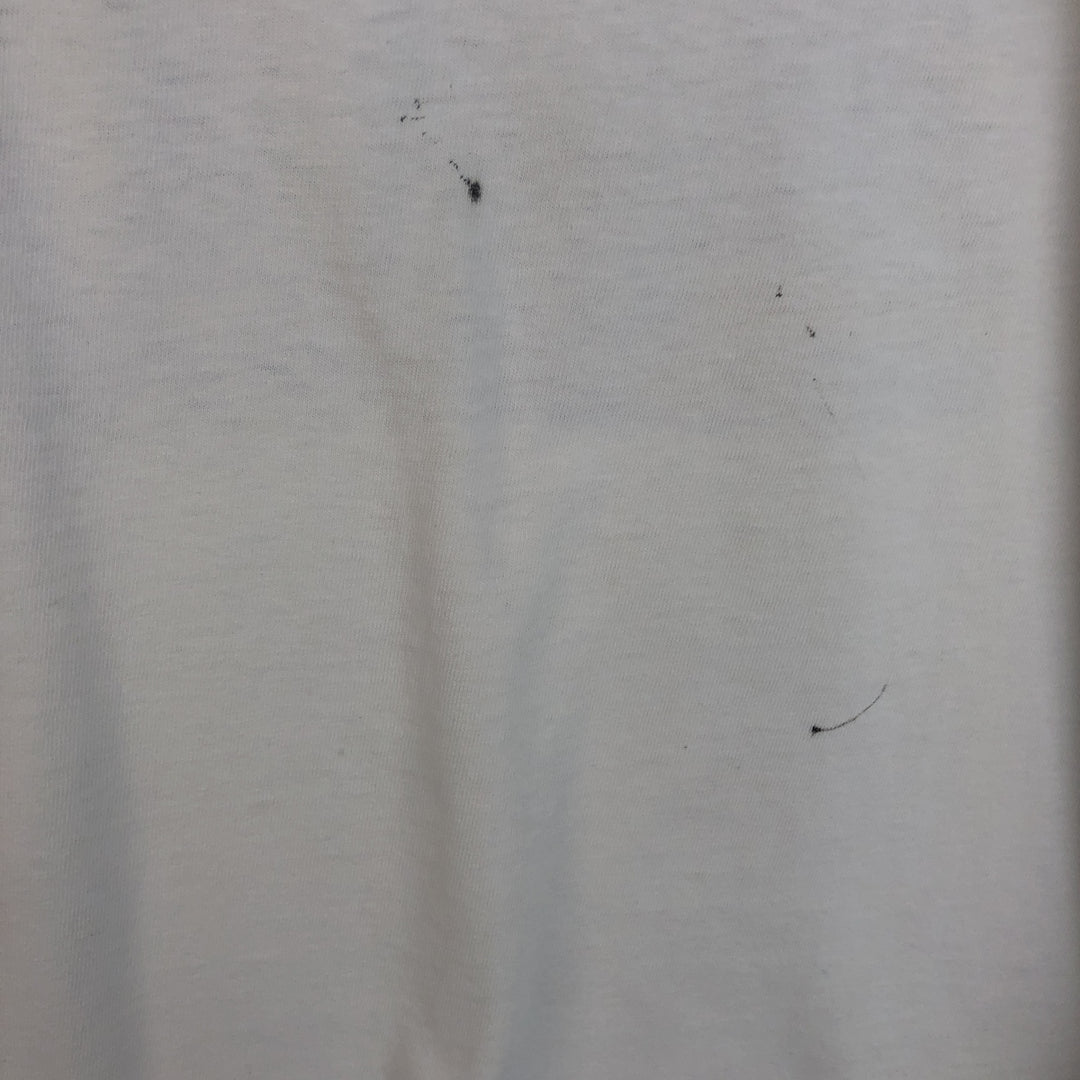 90'S Hanes BEEFY-T In-N-Out Burger Advertising T-Shirt, Made in USA, Men's XXL equivalent, Vintage cotton white type Vintage Second Hand
