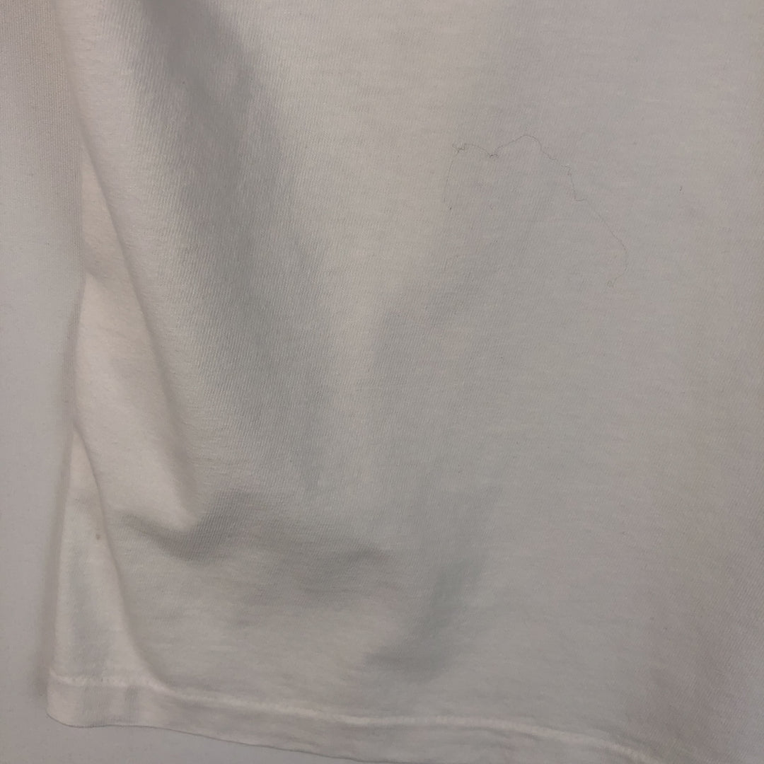 90'S Hanes BEEFY-T In-N-Out Burger Advertising T-Shirt, Made in USA, Men's XXL equivalent, Vintage cotton white type Vintage Second Hand