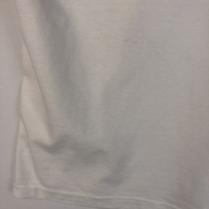90'S Hanes BEEFY-T In-N-Out Burger Advertising T-Shirt, Made in USA, Men's XXL equivalent, Vintage cotton white type Vintage Second Hand
