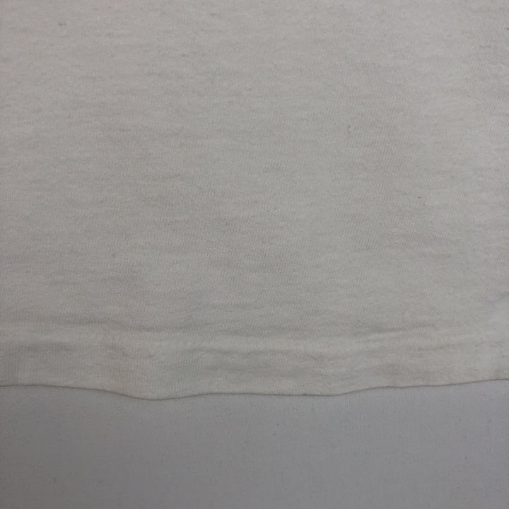 90'S Hanes BEEFY-T Hard Rock Cafe Advertising T-Shirt, Made in USA, Men's Size M (approx.), Vintage cotton white type Vintage Second Hand