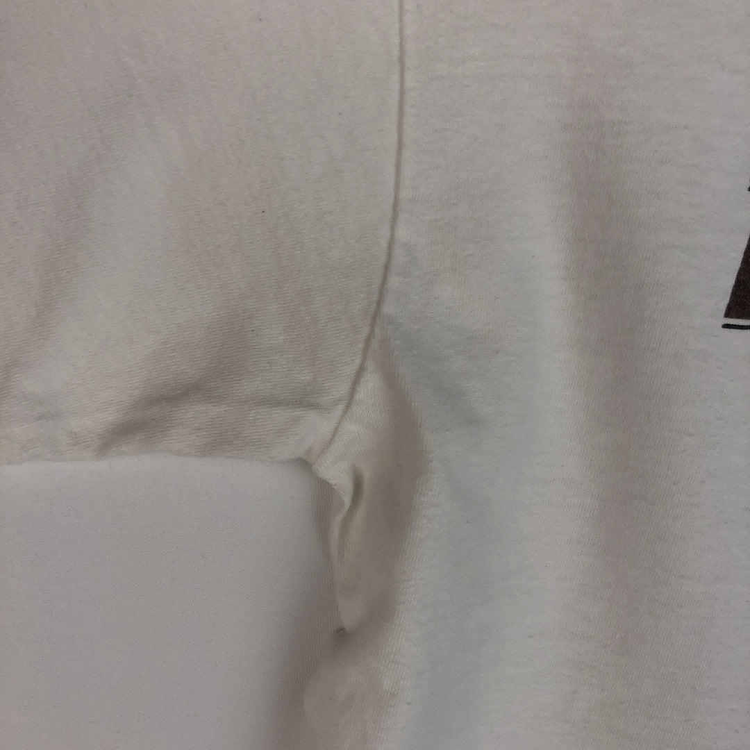 90'S Hanes BEEFY-T Hard Rock Cafe Advertising T-Shirt, Made in USA, Men's Size M (approx.), Vintage cotton white type Vintage Second Hand