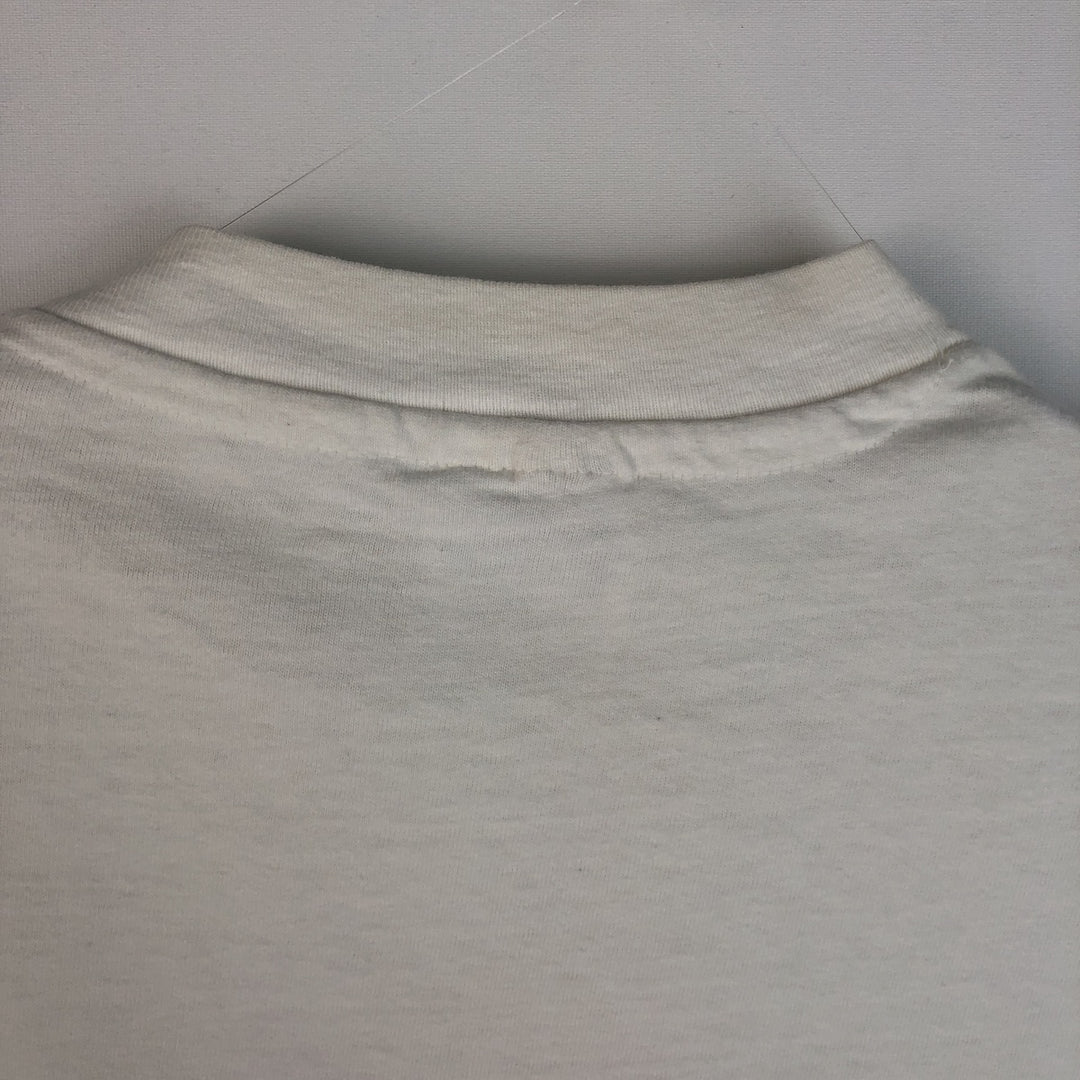 90'S Hanes BEEFY-T Hard Rock Cafe Advertising T-Shirt, Made in USA, Men's Size M (approx.), Vintage cotton white type Vintage Second Hand