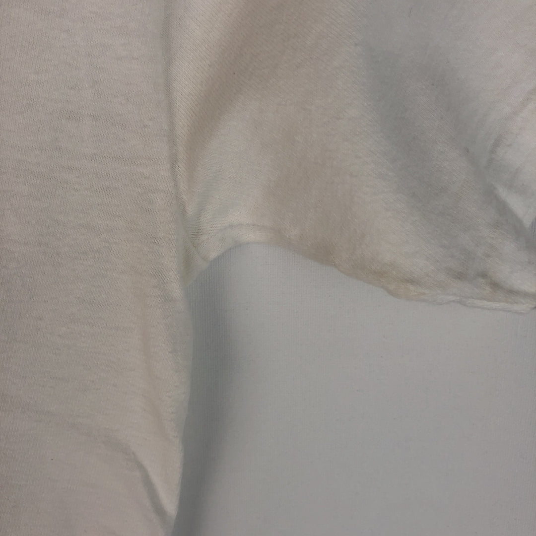 90'S Hanes BEEFY-T Hard Rock Cafe Advertising T-Shirt, Made in USA, Men's Size M (approx.), Vintage cotton white type Vintage Second Hand