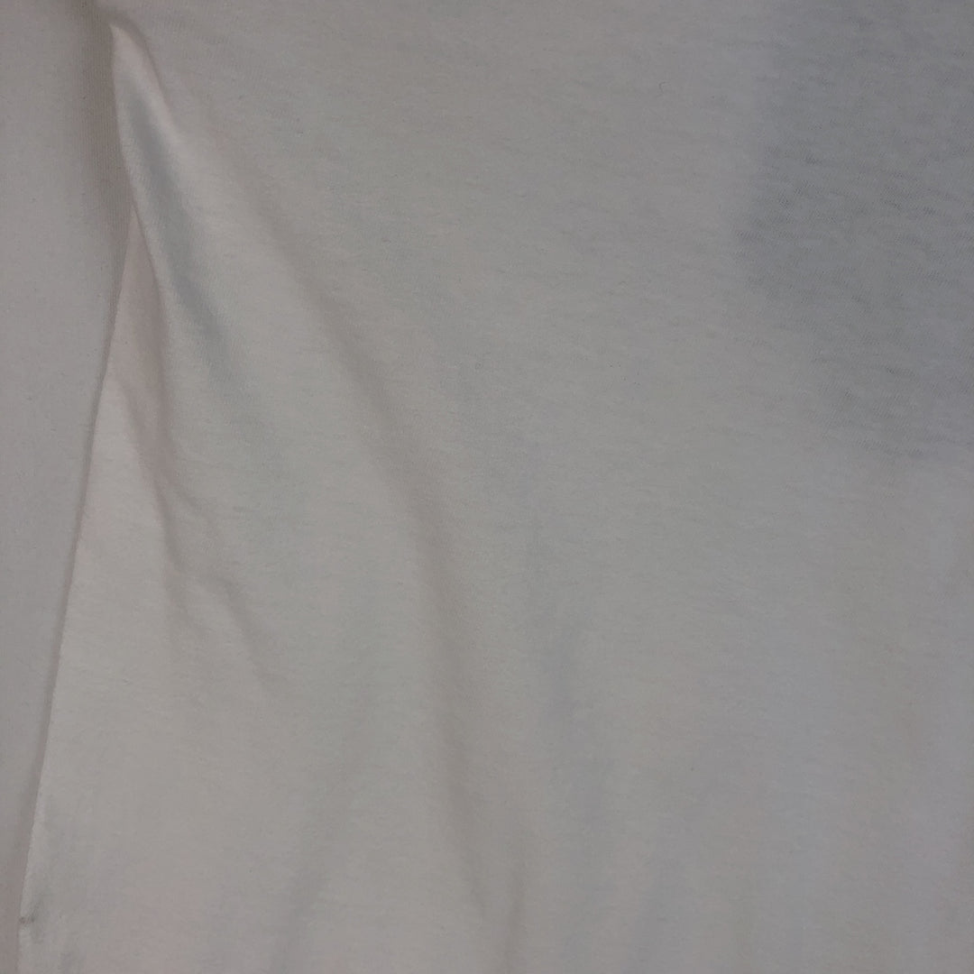 90'S Hanes BEEFY-T Lucille FARMS NUTRITIONAL CHEESEES advertising T-shirt, Made in USA, Men's XL equivalent. cotton white type Vintage Second Hand