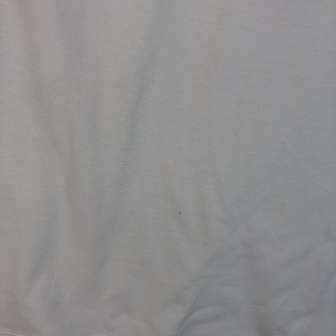 90'S Hanes BEEFY-T Lucille FARMS NUTRITIONAL CHEESEES advertising T-shirt, Made in USA, Men's XL equivalent. cotton white type Vintage Second Hand