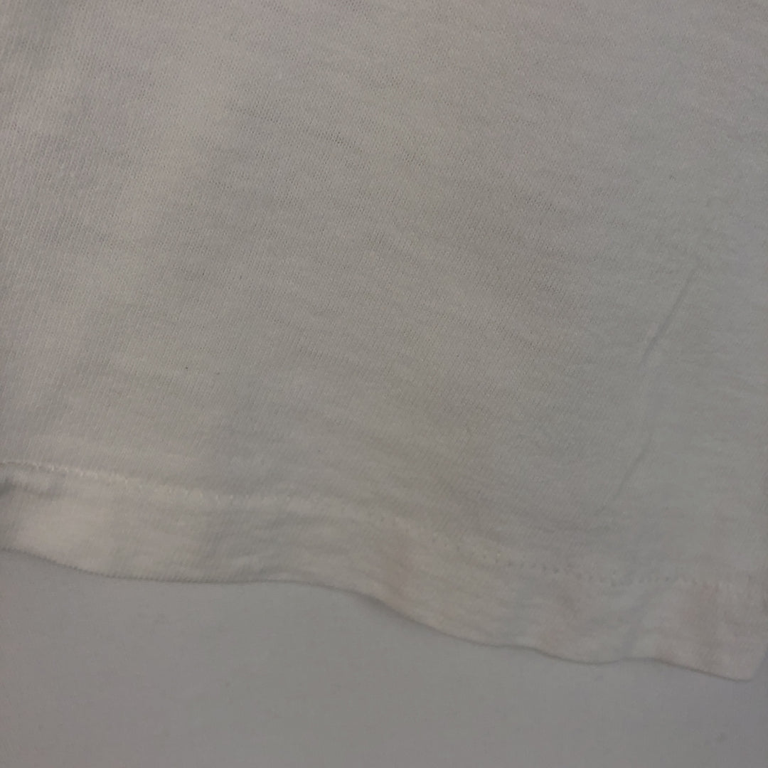 90'S Hanes HARD ROCK CAFE Advertising T-shirt Made in USA Men's L Vintage cotton white type Vintage Second Hand