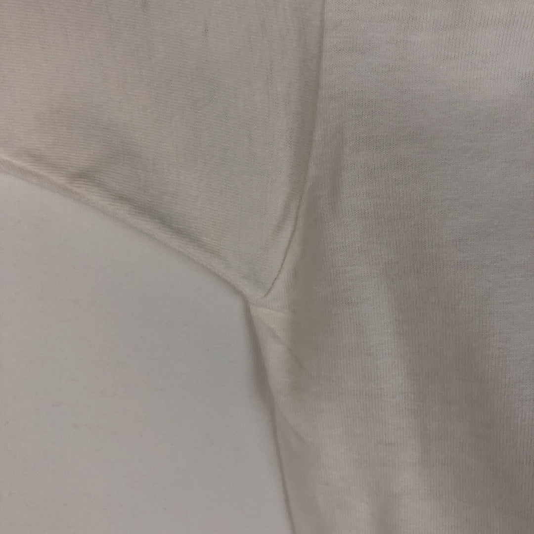 90'S Hanes HARD ROCK CAFE Advertising T-shirt Made in USA Men's L Vintage cotton white type Vintage Second Hand