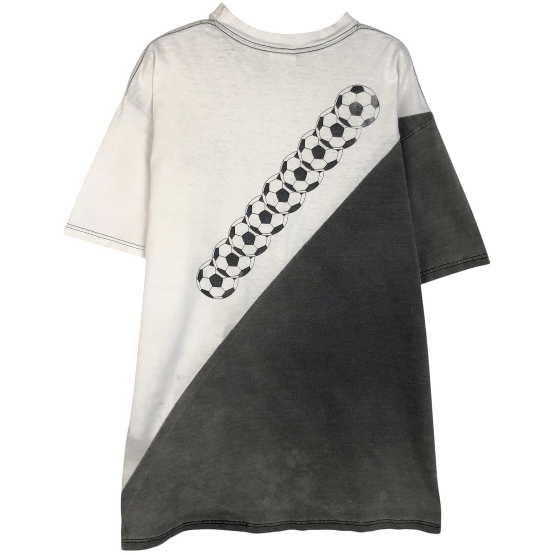 90'S Hard Rock Cafe Two-Tone Advertising T-Shirt, Made in USA, Men's XL (approx.), Vintage cotton white type Vintage Second Hand