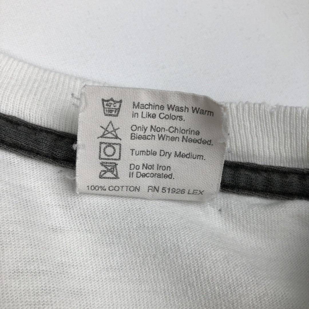 90'S Hard Rock Cafe Two-Tone Advertising T-Shirt, Made in USA, Men's XL (approx.), Vintage cotton white type Vintage Second Hand