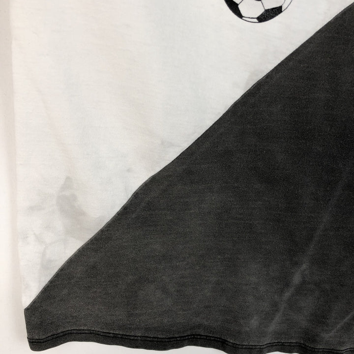 90'S Hard Rock Cafe Two-Tone Advertising T-Shirt, Made in USA, Men's XL (approx.), Vintage cotton white type Vintage Second Hand