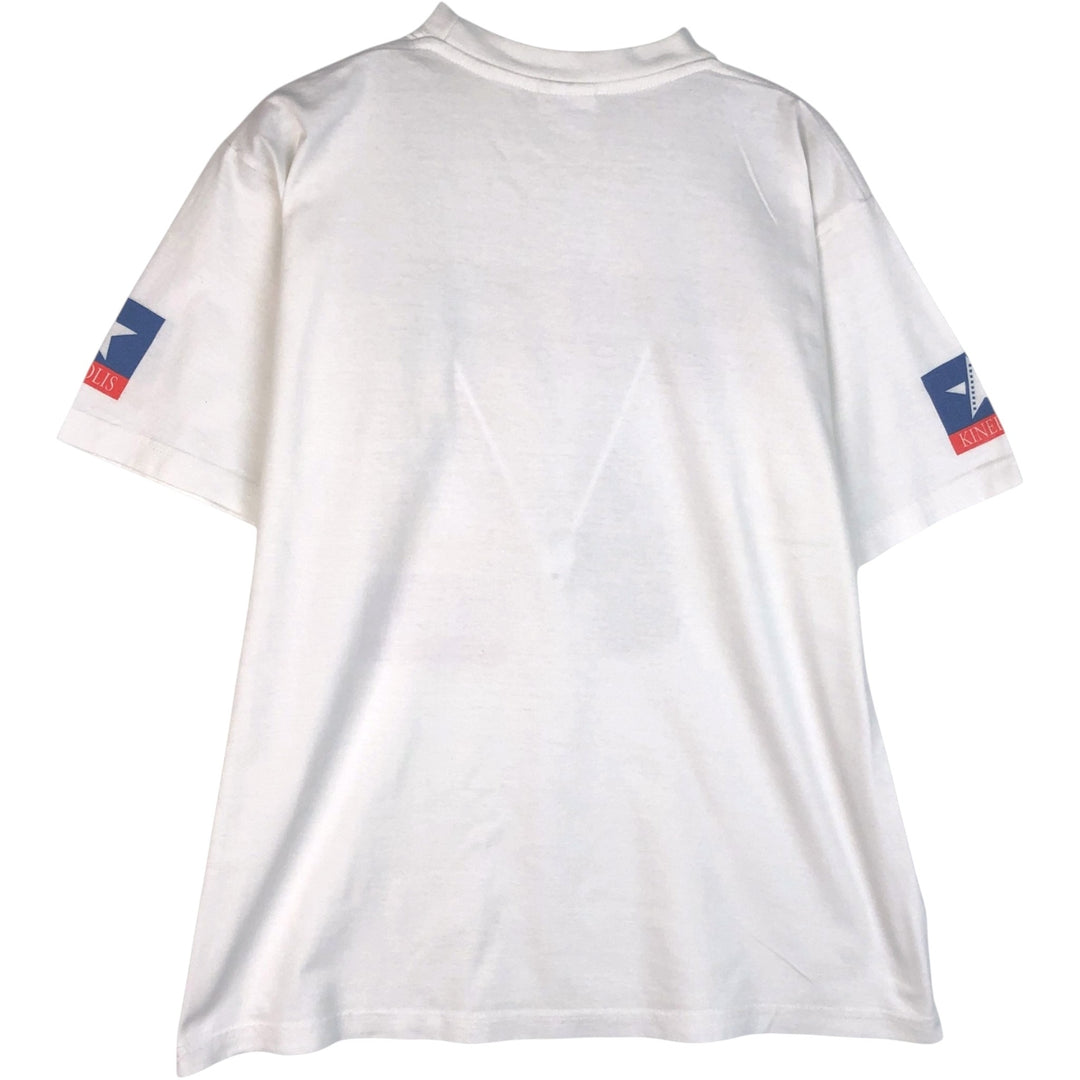 RAD LINE COCA-COLA Coca-Cola Advertising T-Shirt, Men's Size L cotton white type Vintage Second Hand