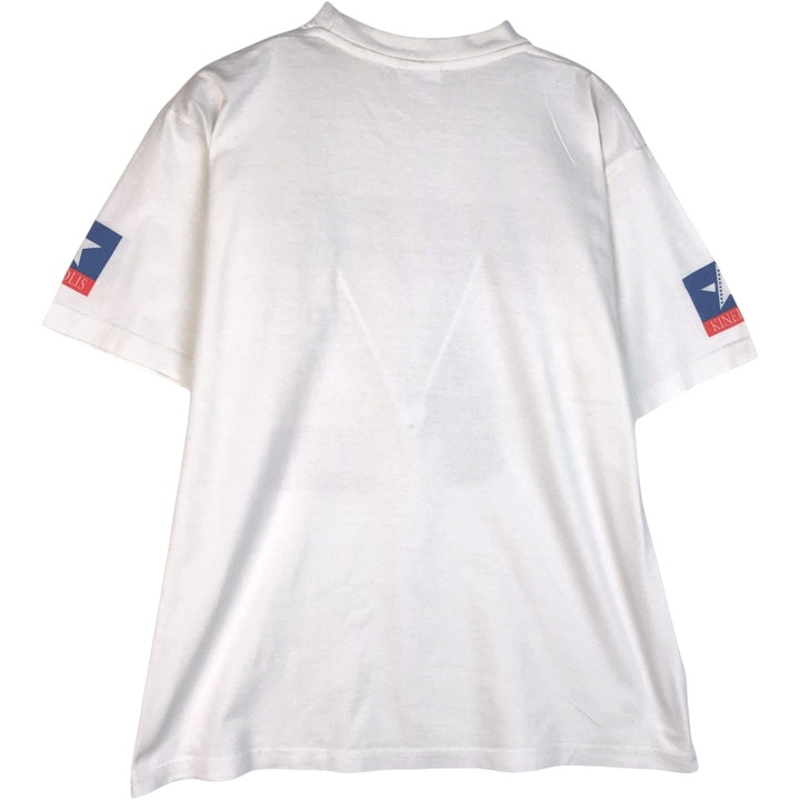 RAD LINE COCA-COLA Coca-Cola Advertising T-Shirt, Men's Size L cotton white type Vintage Second Hand