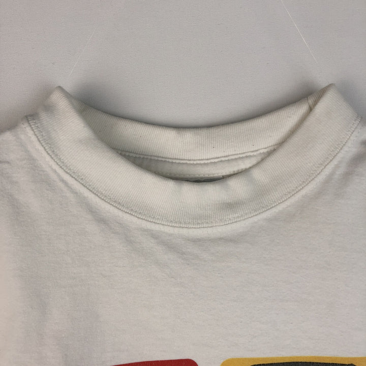 RAD LINE COCA-COLA Coca-Cola Advertising T-Shirt, Men's Size L cotton white type Vintage Second Hand
