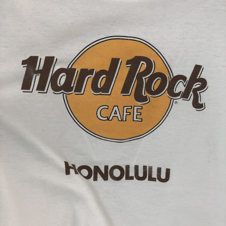 Vintage 90'S Hard Rock Cafe advertising t-shirt, men's size S. unclear white type Vintage Second Hand