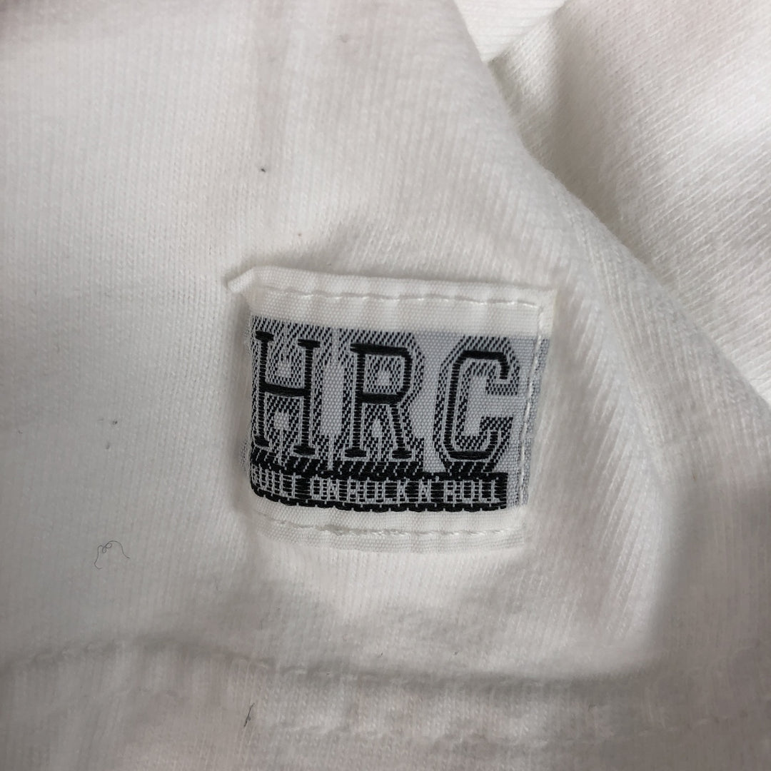 90'S HARD ROCK CAFE Hard Rock Cafe Advertising T-shirt Made in USA Men's XL Vintage cotton white type Vintage Second Hand