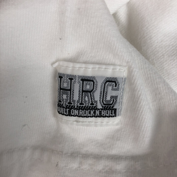 90'S HARD ROCK CAFE Hard Rock Cafe Advertising T-shirt Made in USA Men's XL Vintage cotton white type Vintage Second Hand