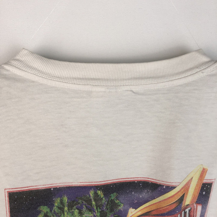 2000'S Hanes BEEFY-T Blue Tag IN-N-OUT BURGER Advertising T-Shirt, Men's XL equivalent. cotton white type Vintage Second Hand