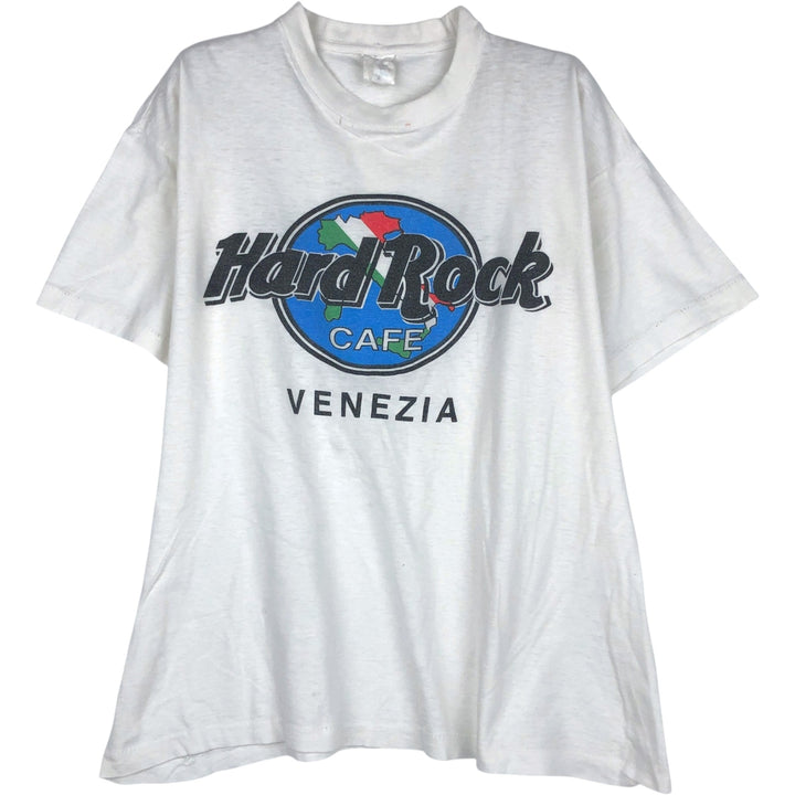 Vintage 90'S Hard Rock Cafe advertising t-shirt, men's size M. unclear white type Vintage Second Hand