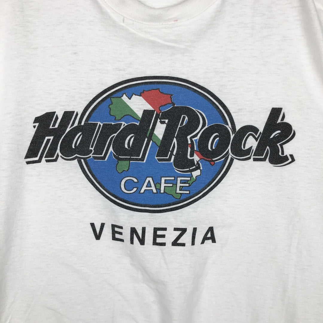 Vintage 90'S Hard Rock Cafe advertising t-shirt, men's size M. unclear white type Vintage Second Hand
