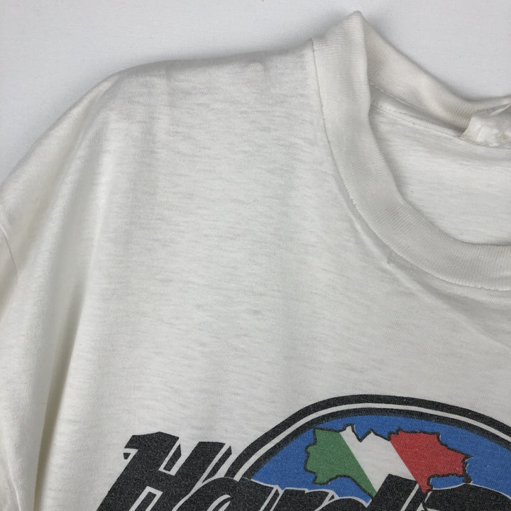 Vintage 90'S Hard Rock Cafe advertising t-shirt, men's size M. unclear white type Vintage Second Hand
