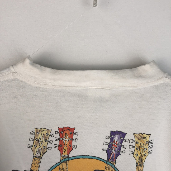 HARD ROCK CAFE Hard Rock Cafe Advertising T-shirt Men's L size cotton white type Vintage Second Hand