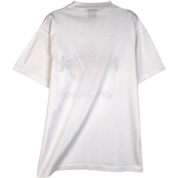 ~90'S Screen Stars BEST Hard Rock Cafe Advertising T-Shirt, Made in USA, Men's Size L (approx.), Vintage cotton white type Vintage Second Hand