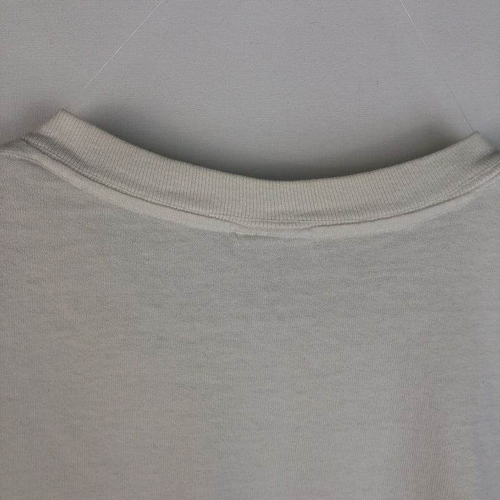 Fruit of the Loom Heavycotton Miller Lite Beer Advertising T-Shirt, Men's Size XL (approx.) cotton white type Vintage Second Hand
