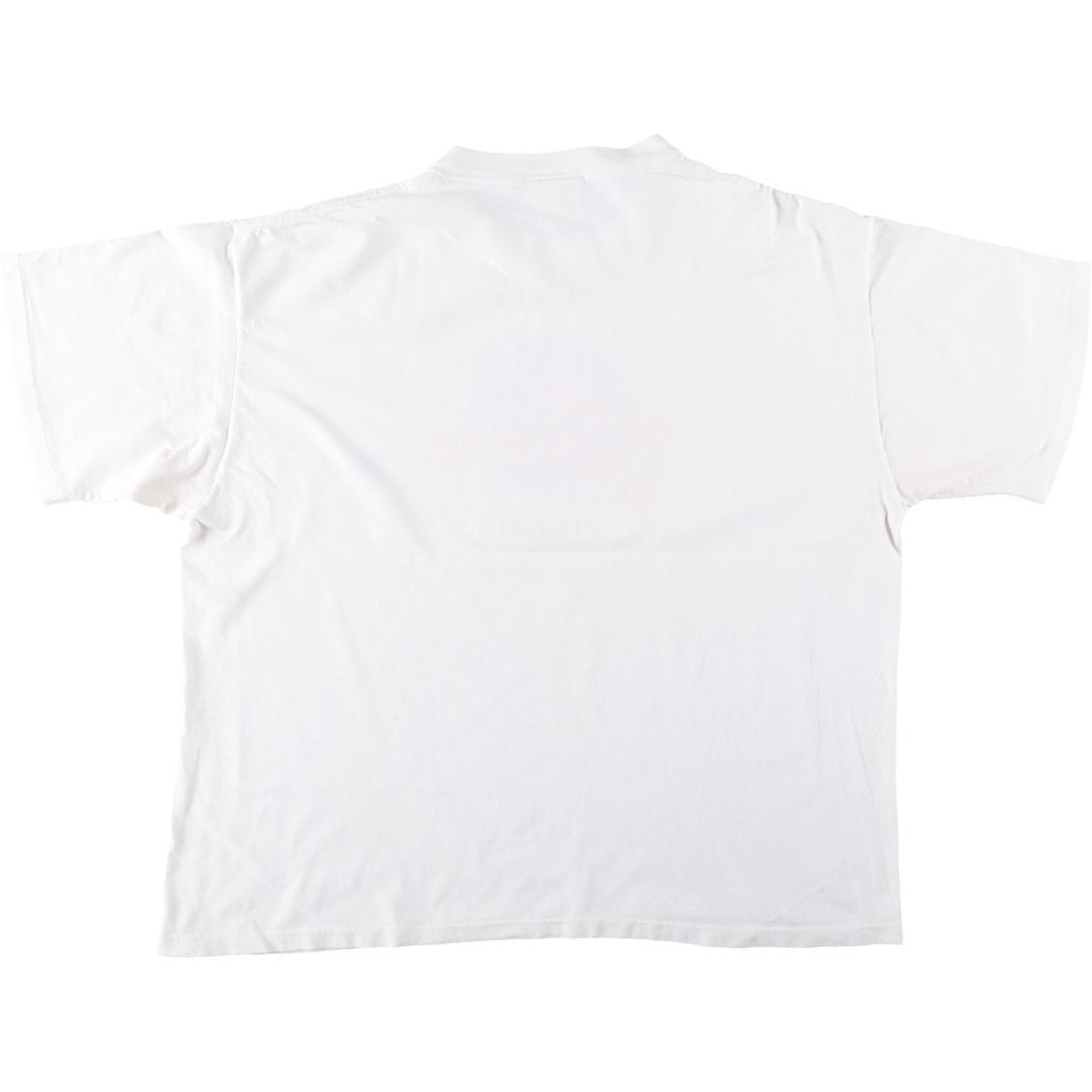 90'S PLANET HOLLYWOOD Advertising T-Shirt, Made in USA, Men's XXL equivalent, Vintage cotton white type Vintage Second Hand