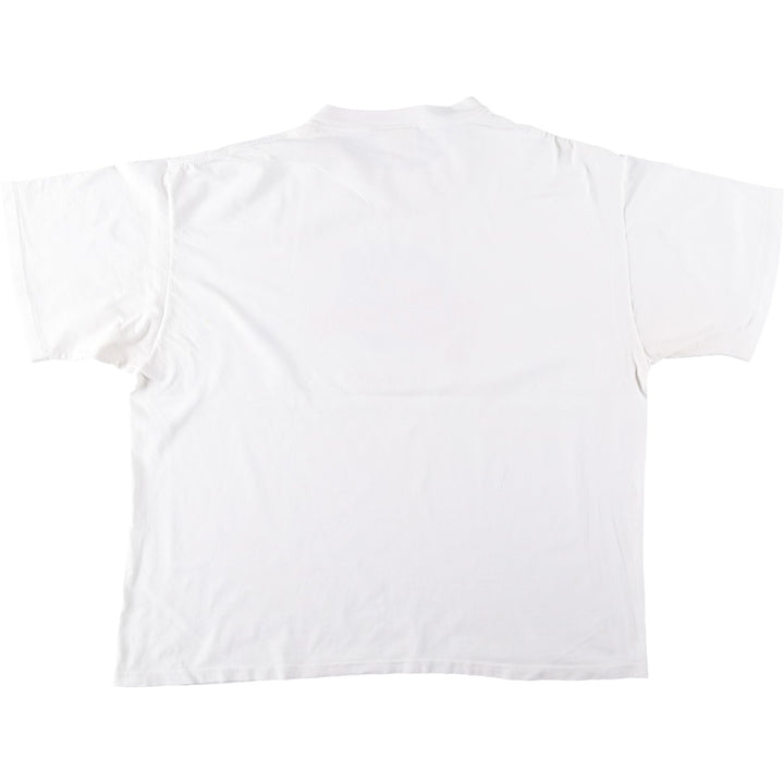 90'S PLANET HOLLYWOOD Advertising T-Shirt, Made in USA, Men's XXL equivalent, Vintage cotton white type Vintage Second Hand