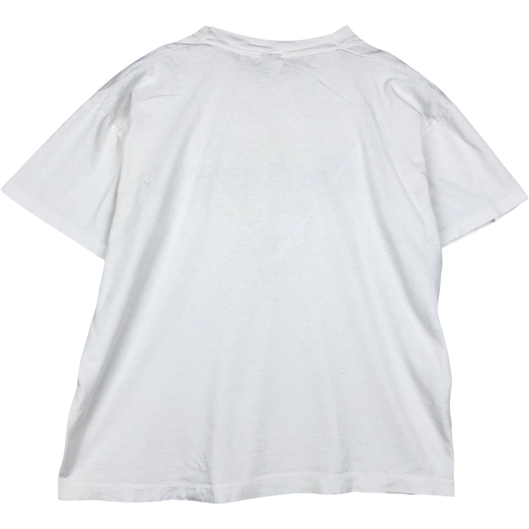 90'S HARD ROCK CAFE Hard Rock Cafe Advertising T-shirt Men's XL Vintage cotton white type Vintage Second Hand