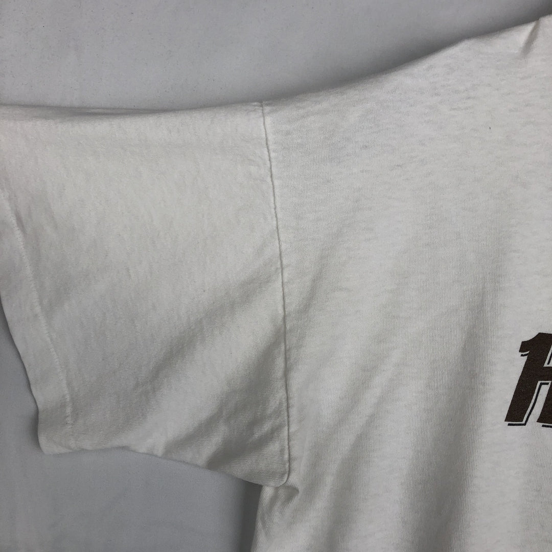 90'S HARD ROCK CAFE Hard Rock Cafe Advertising T-shirt Men's XL Vintage cotton white type Vintage Second Hand