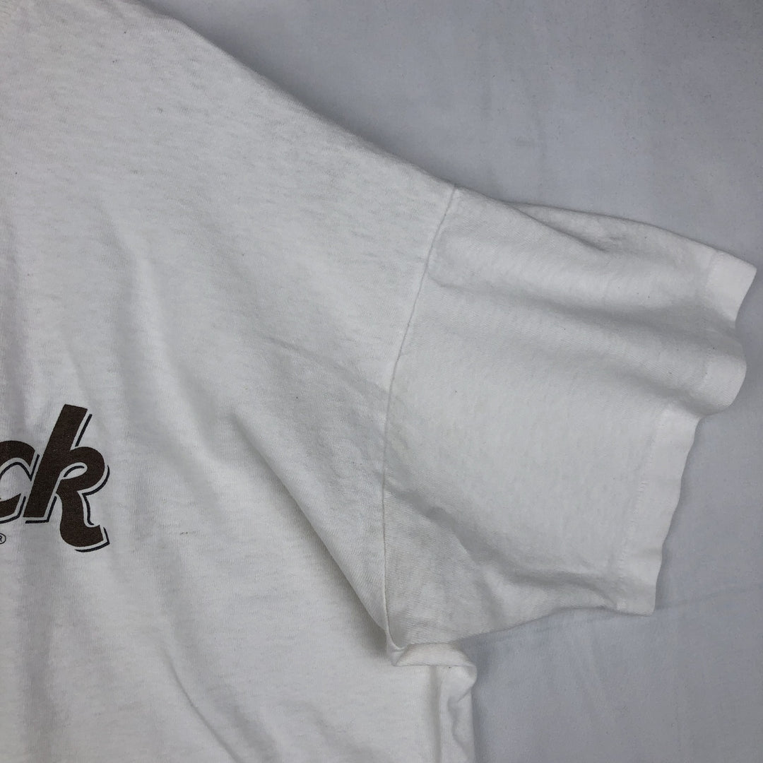 90'S HARD ROCK CAFE Hard Rock Cafe Advertising T-shirt Men's XL Vintage cotton white type Vintage Second Hand