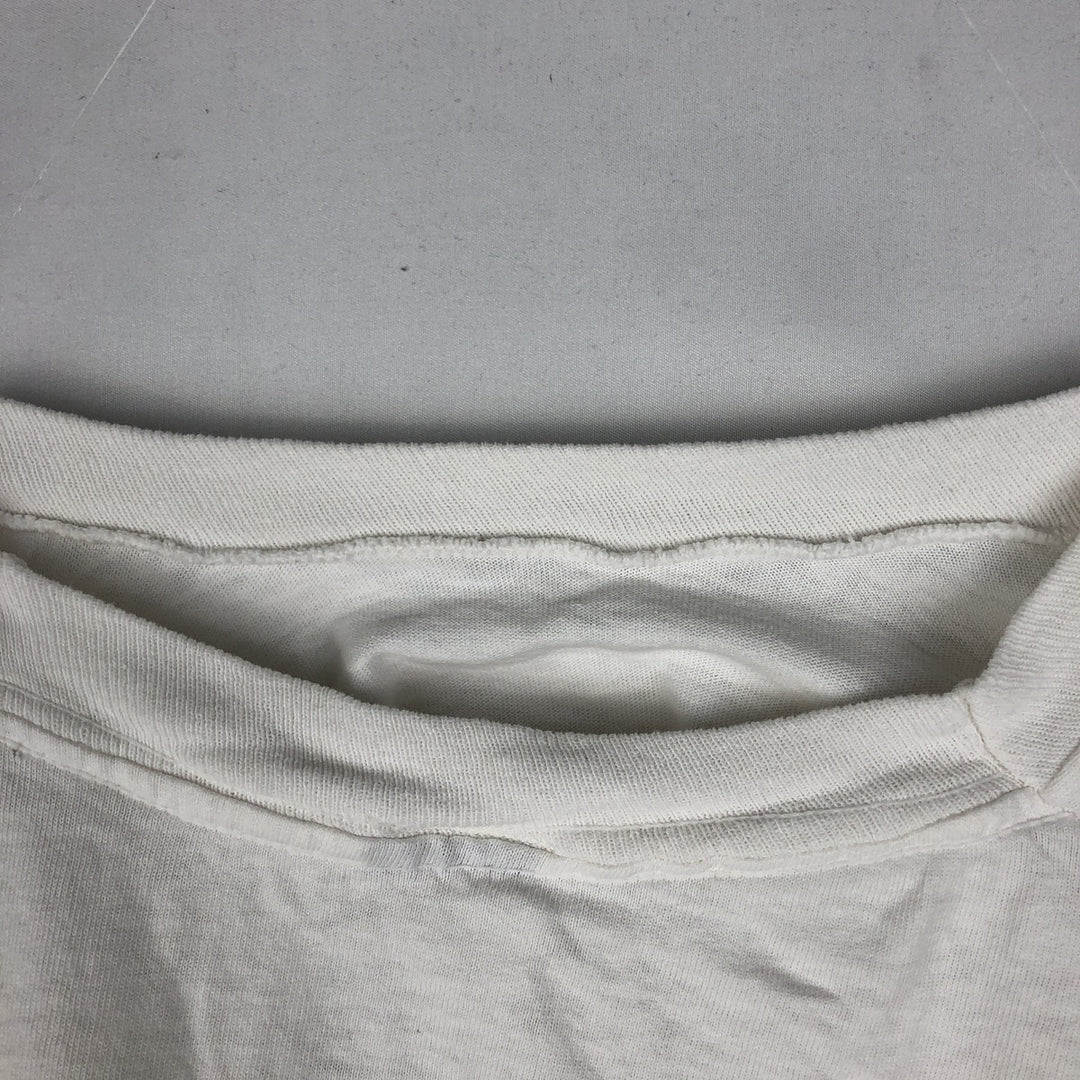 90'S HARD ROCK CAFE Hard Rock Cafe Advertising T-shirt Men's XL Vintage cotton white type Vintage Second Hand