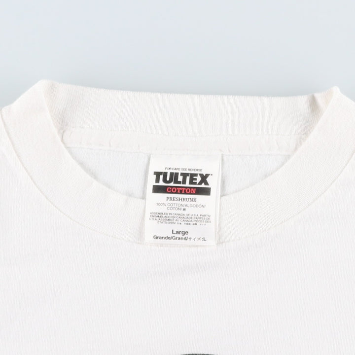 90'S Tultex Hard Rock Cafe Advertising T-Shirt, Made in Canada, Men's Size L (approx.), Vintage cotton white type Vintage Second Hand