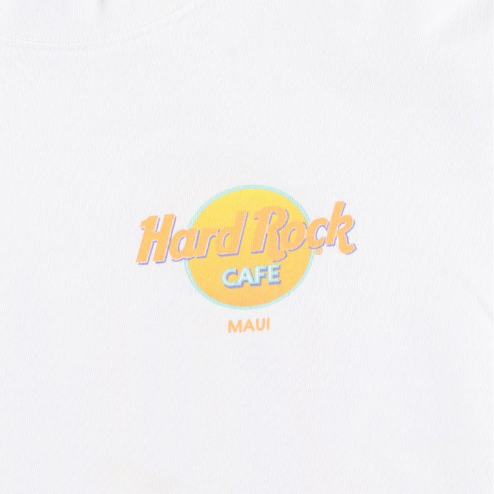 90'S HARD ROCK CAFE Hard Rock Cafe Advertising T-shirt Made in USA Men's XL Vintage cotton white type Vintage Second Hand