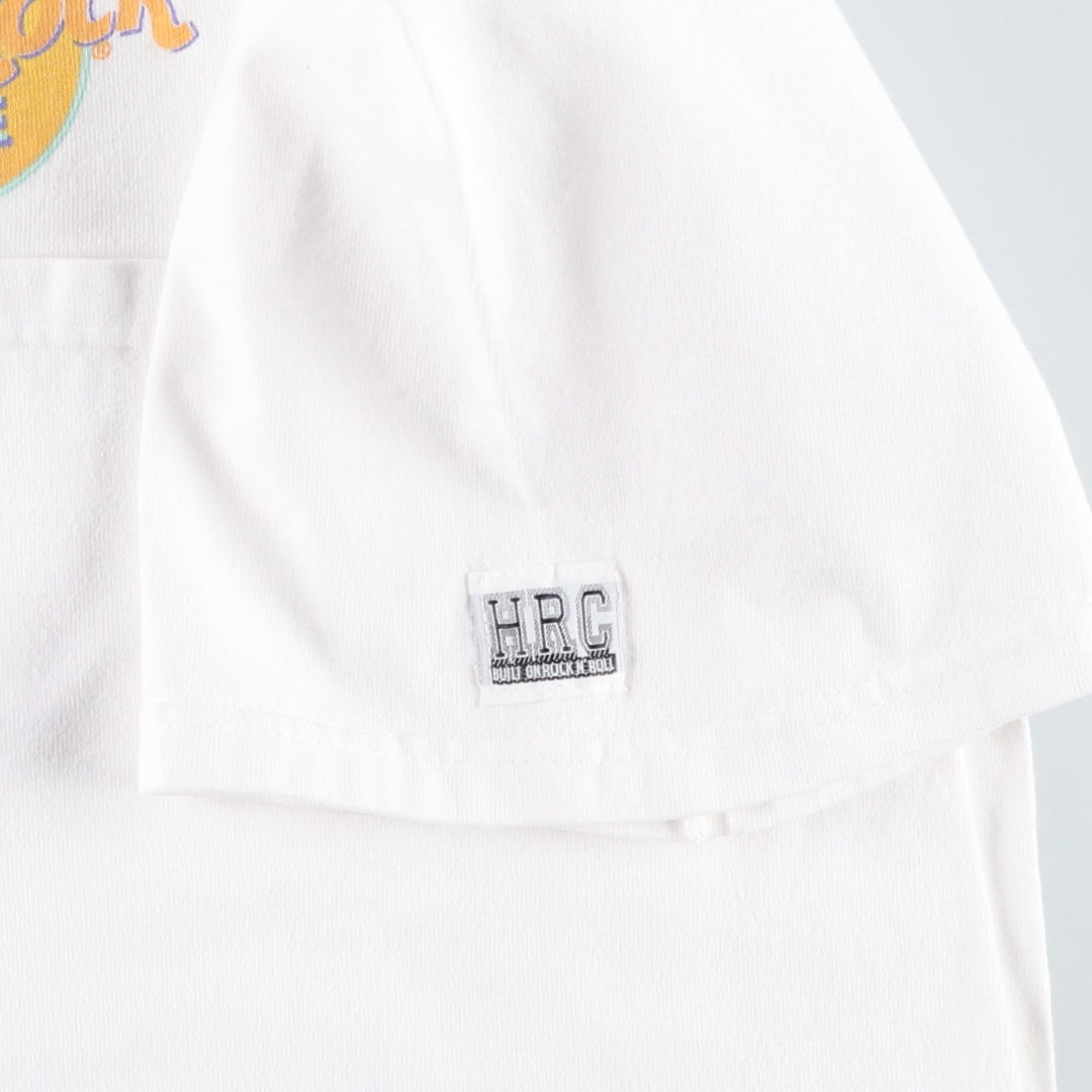 90'S HARD ROCK CAFE Hard Rock Cafe Advertising T-shirt Made in USA Men's XL Vintage cotton white type Vintage Second Hand