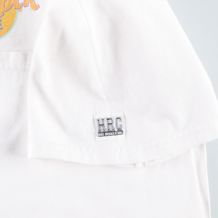 90'S HARD ROCK CAFE Hard Rock Cafe Advertising T-shirt Made in USA Men's XL Vintage cotton white type Vintage Second Hand