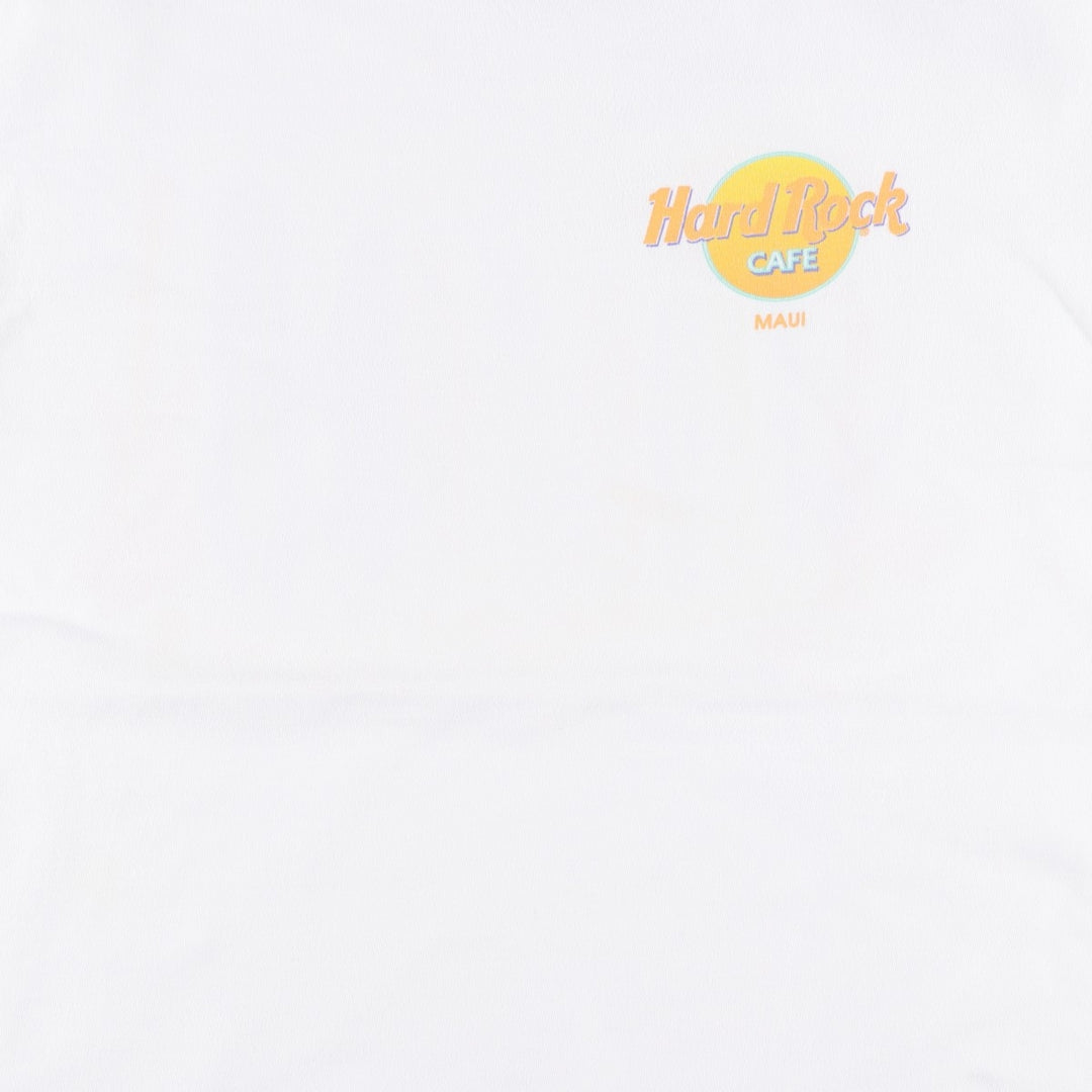 90'S HARD ROCK CAFE Hard Rock Cafe Advertising T-shirt Made in USA Men's XL Vintage cotton white type Vintage Second Hand