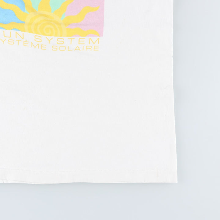 90'S Fruit of the Loom ALFRED SUNG SPA Advertising T-Shirt, Made in Canada, Men's Size L (approx.), Vintage cotton white type Vintage Second Hand