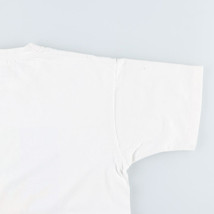 90'S Fruit of the Loom ALFRED SUNG SPA Advertising T-Shirt, Made in Canada, Men's Size L (approx.), Vintage cotton white type Vintage Second Hand