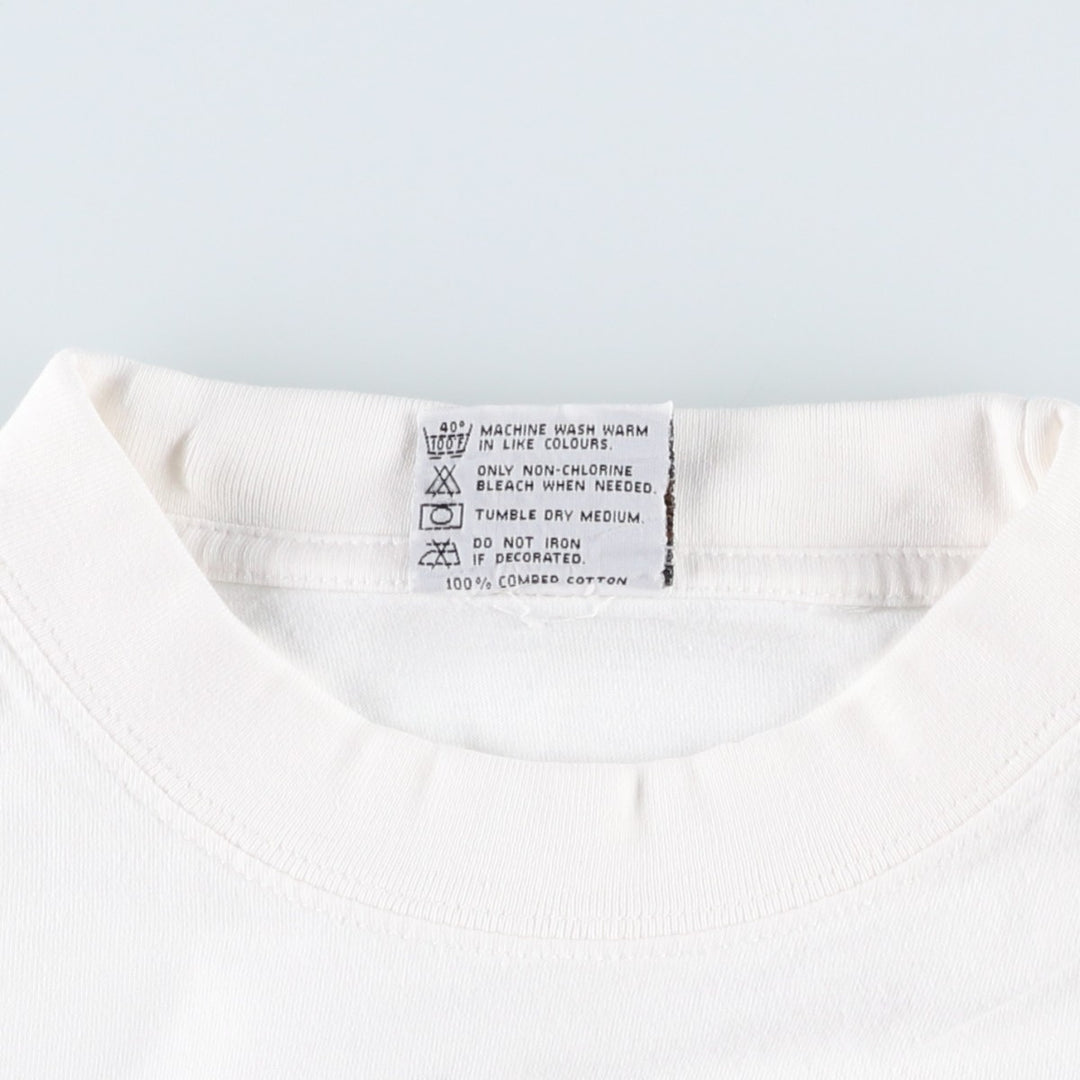 90'S HARD ROCK CAFE Hard Rock Cafe Advertising T-shirt Men's L equivalent Vintage cotton white type Vintage Second Hand
