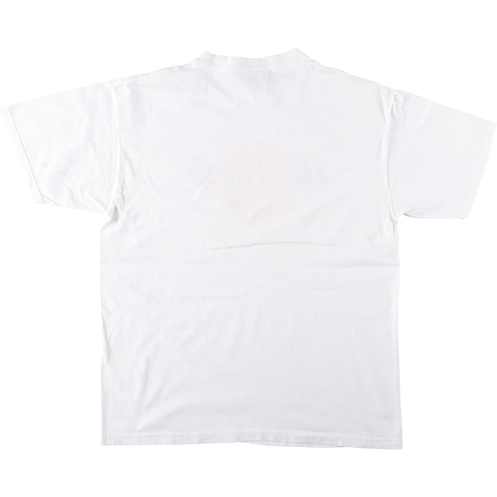 HARD ROCK CAFE Hard Rock Cafe Advertising T-shirt Made in USA Men's L size cotton white type Vintage Second Hand