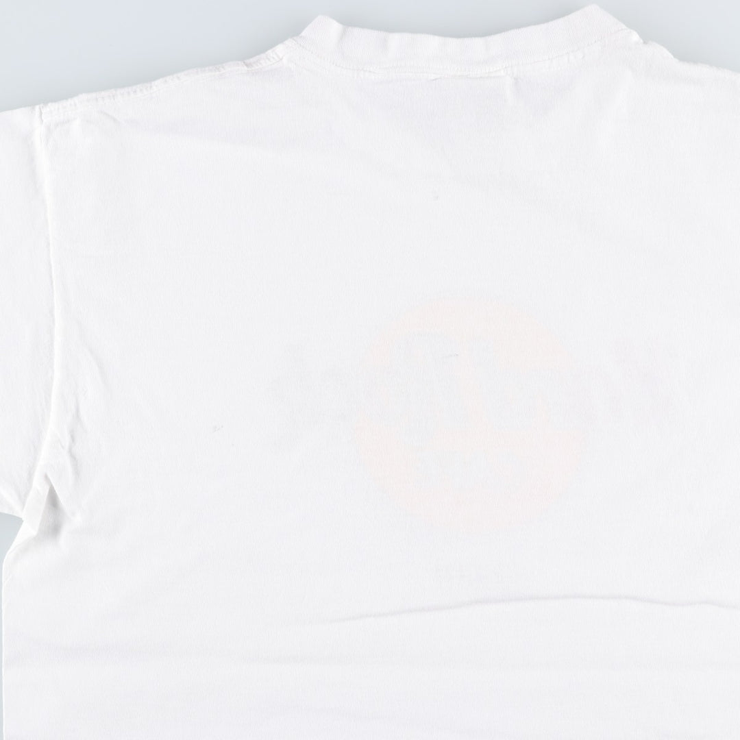 HARD ROCK CAFE Hard Rock Cafe Advertising T-shirt Made in USA Men's L size cotton white type Vintage Second Hand