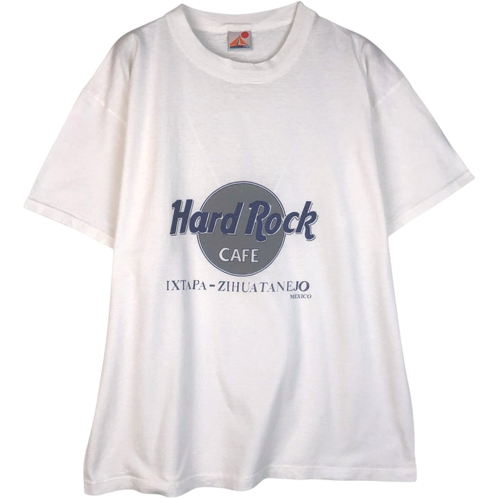 HARD ROCK CAFE Hard Rock Cafe Advertising T-shirt Men's XL size cotton white type Vintage Second Hand
