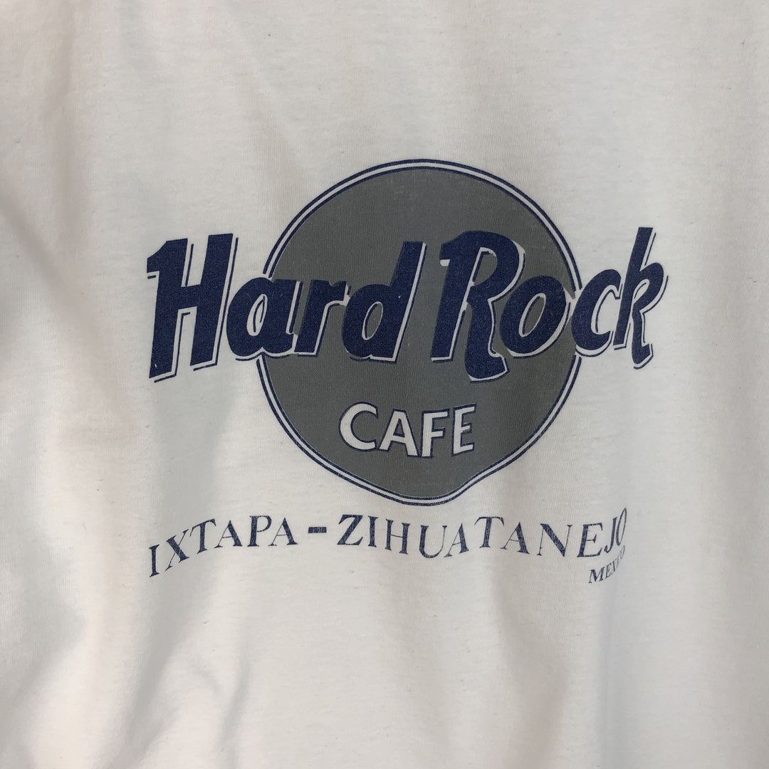 HARD ROCK CAFE Hard Rock Cafe Advertising T-shirt Men's XL size cotton white type Vintage Second Hand