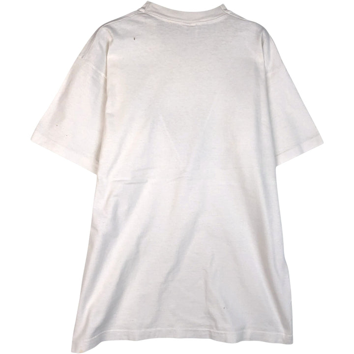 90'S Fruit of the Loom Jigger's Diner Advertising T-Shirt, Made in USA, Men's Size L (approx.), Vintage cotton white type Vintage Second Hand