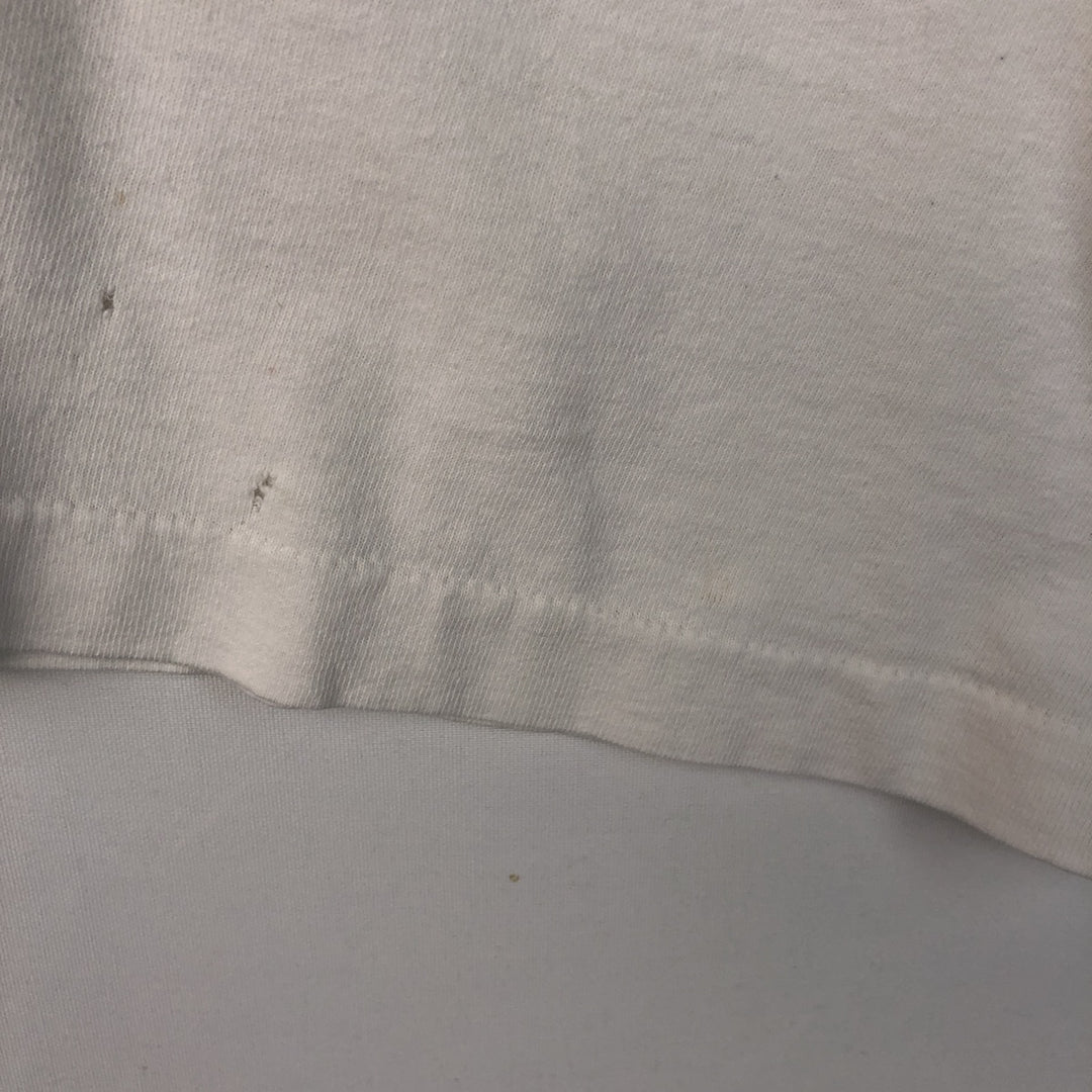 90'S Fruit of the Loom Jigger's Diner Advertising T-Shirt, Made in USA, Men's Size L (approx.), Vintage cotton white type Vintage Second Hand
