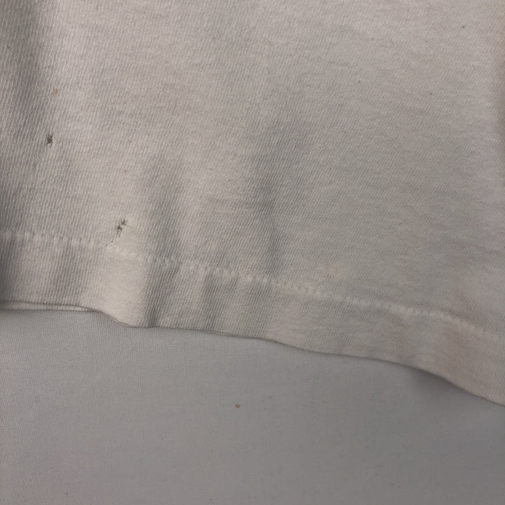 90'S Fruit of the Loom Jigger's Diner Advertising T-Shirt, Made in USA, Men's Size L (approx.), Vintage cotton white type Vintage Second Hand
