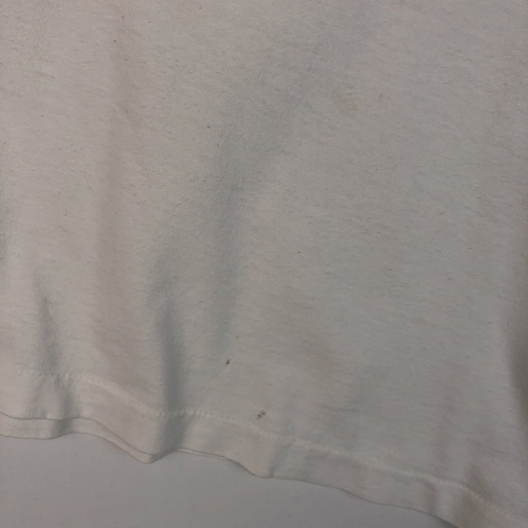 90'S Fruit of the Loom Jigger's Diner Advertising T-Shirt, Made in USA, Men's Size L (approx.), Vintage cotton white type Vintage Second Hand